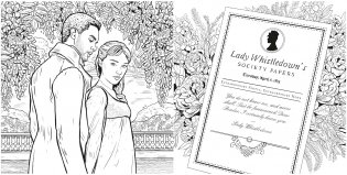 Bridgerton: The Official Coloring Book фото книги 2