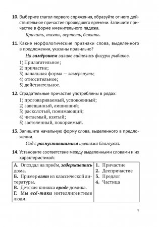 Русский язык. 8—9 классы. Обучающие тестовые работы фото книги 6