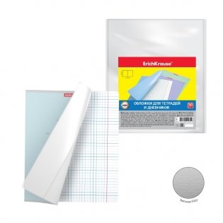 Обложки для тетрадей и дневников "Fizzy Clear", 212x347 мм, 80 мкм, 10 штук фото книги