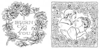 Bridgerton: The Official Coloring Book фото книги 5