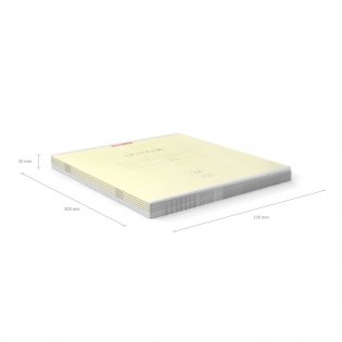 Тетрадь школьная "Классика", 12 листов, косая линейка, желтая фото книги 5