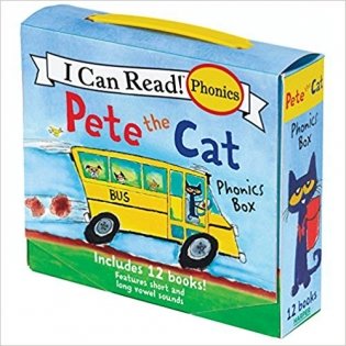 Pete the Cat Phonics Box: Includes 12 Mini-Books Featuring Short and Long Vowel Sounds фото книги
