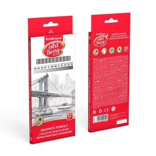 Карандаши чернографитные "ArtBerry", 12 штук фото книги 5