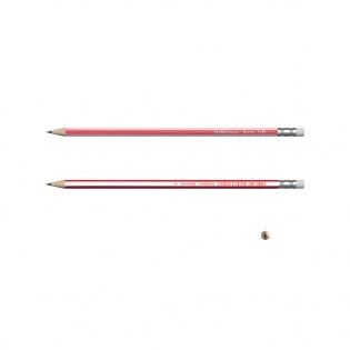 Карандаш чернографитный, шестигранный с ластиком "Extra HB", 2,2 мм фото книги 3