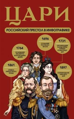 Цари. Российский престол в инфографике фото книги