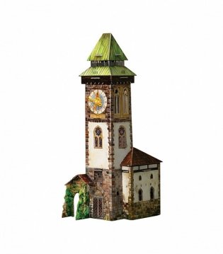 Игровой набор из картона "Башня с часами" фото книги