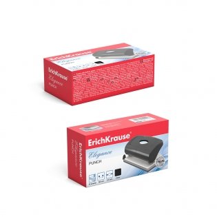 Дырокол "Elegance" на 10 листов, черный фото книги 3