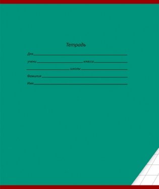 Тетрадь "Школьная классика", А5, 12 листов, частая косая линия фото книги 5