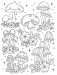 Creative Haven the Art of Mushrooms Coloring Book фото книги маленькое 6