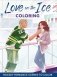 Love on the Ice Coloring: Hockey Romance Scenes to Color фото книги маленькое 2