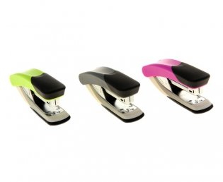 Степлер "D3" 24/6, до 30 листов, микс фото книги