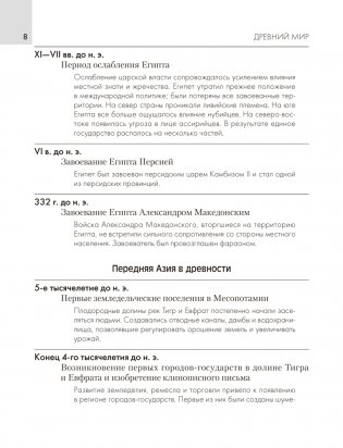 Всемирная история. 5–11 классы. Основные даты и события с комментариями фото книги 6