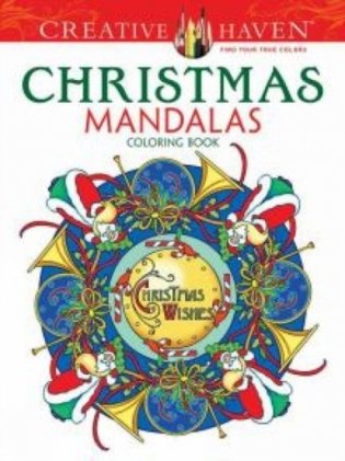 Creative Haven Christmas Mandalas Coloring Book фото книги