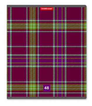 Тетрадь общая "Scottish cage", 48 листов, клетка фото книги 5