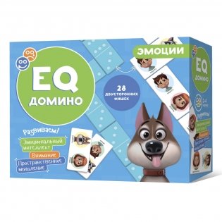 EQ домино "Эмоции", 28 фишек фото книги