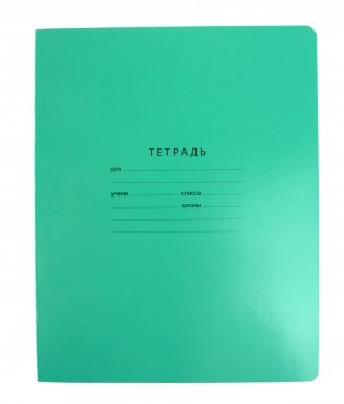 Тетрадь школьная "Отличная. Зеленая", А5, косая линия, 12 листов фото книги