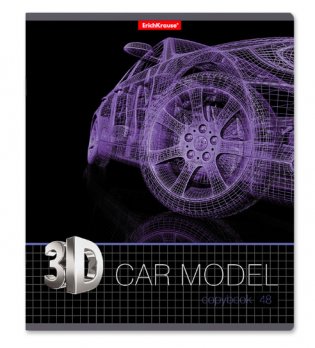 Тетрадь "3D Grid", А5, 48 листов, клетка фото книги 5
