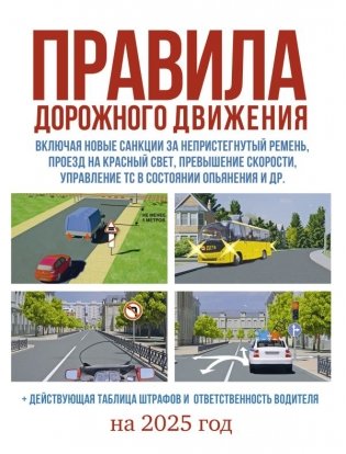 Правила дорожного движения на 2025 год. Действующая таблица штрафов и ответственность водителя фото книги