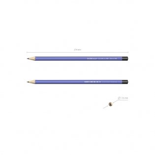 Карандаши чернографитные "Grafica 100", 4 штуки фото книги 3