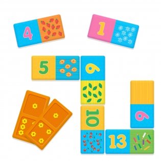 Домино "Счет", 28 фишек фото книги 2