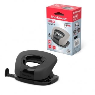 Дырокол R20 на 15 листов, черный фото книги 2