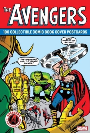 Avengers: 100 collectible comic book cover postcards фото книги