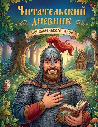 Читательский дневник для начальных классов. Богатырь (32 л., цветной блок) фото книги