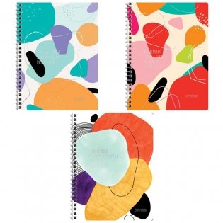 Тетрадь, 48 листов, А5, клетка на гребне GreenwichLine "Abstract pattern", глянцевая ламинация, тиснение фольгой, 70 г/м2. Арт. NS5c48-33378 фото книги