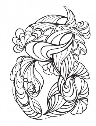 Creative Haven Calm Coloring Book фото книги 5