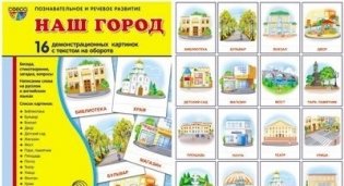 Демонстрационные картинки Супер. Наш город. 16 демонстрационных картинок с текстом фото книги