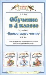 Обучение в 4 классе по учебнику "Литературное чтение" Э.Э. Кац. ФГОС фото книги