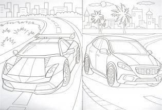 Раскраска. Крутые тачки фото книги 2