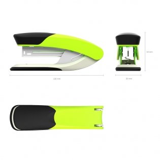 Степлер "D3" 24/6, до 30 листов, микс фото книги 5