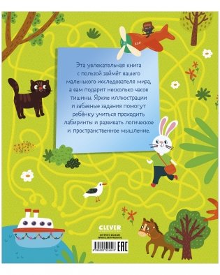 Лабиринты. 25 весёлых лабиринтов для маленьких озорников фото книги 8