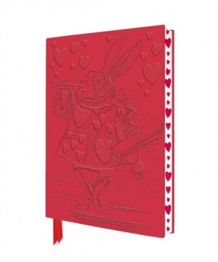 Alice in wonderland: white rabbit artisan art notebook (flame tree journals) фото книги