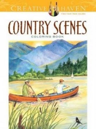 Creative Haven Country Scenes Coloring Book фото книги
