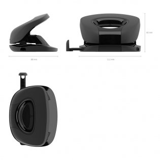 Дырокол R20 на 15 листов, черный фото книги 4