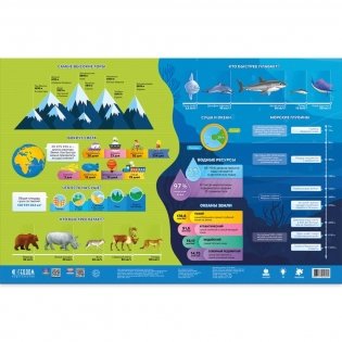 Настенная карта для детей "Мой мир" фото книги 3