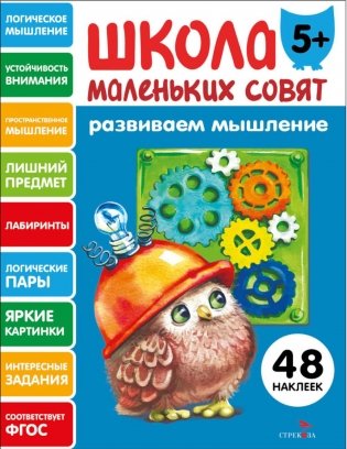 Школа маленьких совят 5+. Развиваем мышление фото книги