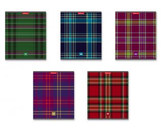 Тетрадь общая "Scottish cage", 48 листов, клетка фото книги 2