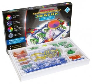 Конструктор электронный "Знаток. Свет и цвет" фото книги