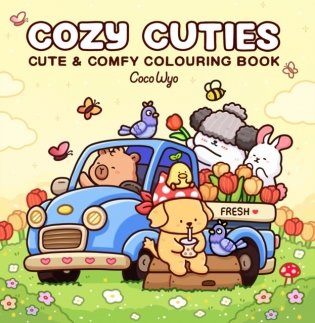 Cozy Cuties Coloring book фото книги