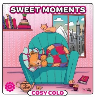 Sweet Moment - Cosy Colo : A creative colouring book to unwind with adorable animals and cosy moments фото книги