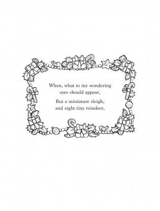 The Night Before Christmas Coloring Book фото книги 5