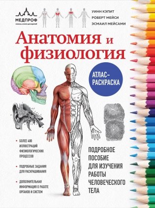 Анатомия и физиология. Атлас-раскраска фото книги