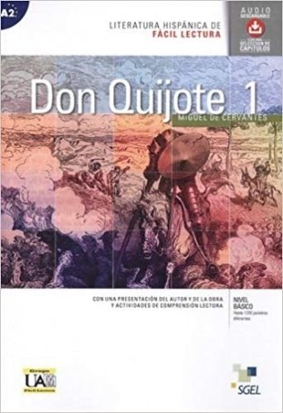Don Quijote de la Mancha 1 + Audio descargable фото книги