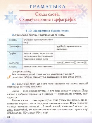 Беларуская мова. 6 клас фото книги 8