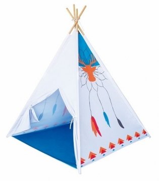 Палатка игровая "Домик индейца", 120х120x150 см фото книги