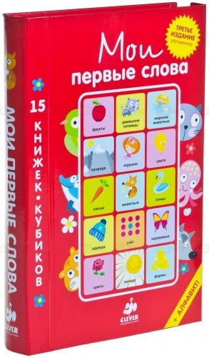 Мои первые слова. 15 книжек-кубиков. Русский язык фото книги