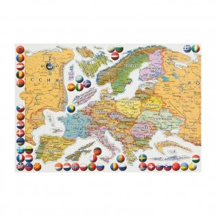 Пазл магнитный "Карта Европы" (арт. GT1123) фото книги 5